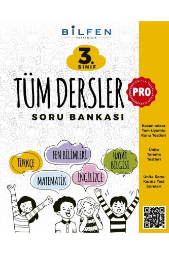 BİLFEN 3.Sınıf PRO TÜM DERSLER Soru Bankası