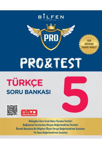 BİLFEN 5.Sınıf PROTEST TÜRKÇE Soru Bankası