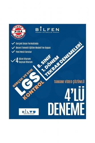 BİLFEN 8.Sınıf 1.Dönem 4 LÜ DENEMELERİ