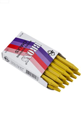 BRONS MARKA TEBEŞİRİ 12 Lİ paket Sarı