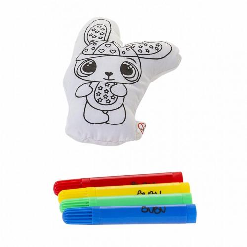 BUBU PUFİDİK DOSTLAR+4 Adet BOYAMA KALEMİ