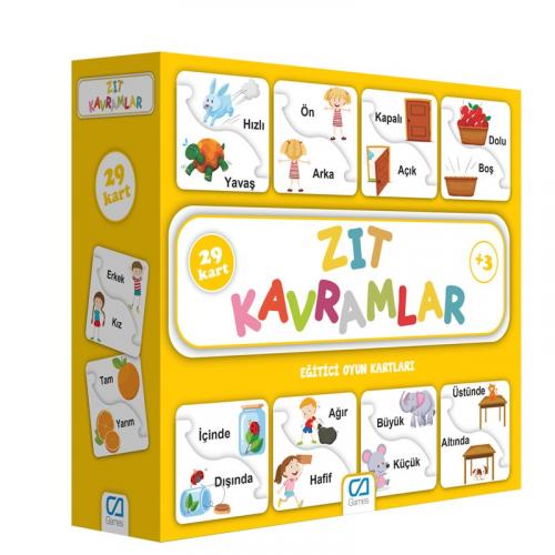 CA 5045 EĞİTİCİ PUZZLE - ZIT KAVRAMLAR