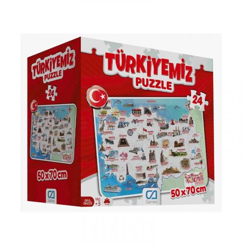 CA 5079 TÜRKİYEMİZ YER PUZZLE