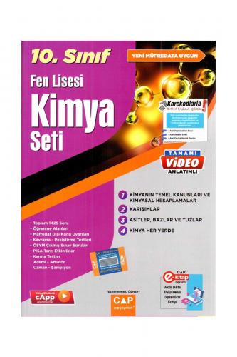 ÇAP 10.Sınıf FEN LİSESİ KİMYA SETİ