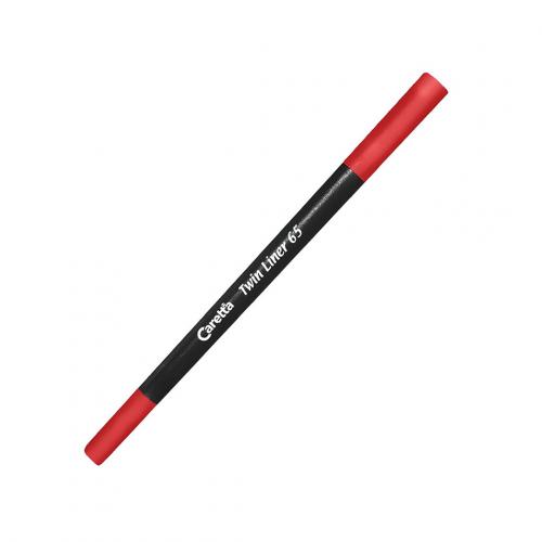 CARETTA TWİN LİNER 65 KEÇELİ KALEM Bordo