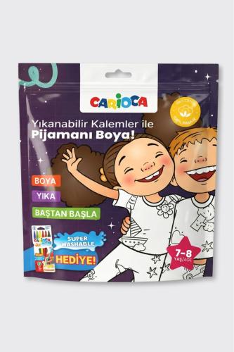 CARİOCA BOYANABİLİR PİJAMA-KEÇELİ 7-8 YAŞ KALEM HEDİYELİ