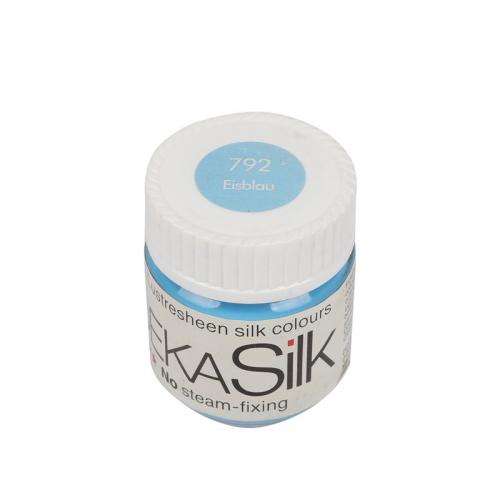 DEKA 792 SİLK 45ml.İPEK BOYASI CAM ŞİŞEDE Eisblau