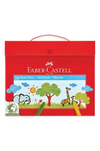 FABER CASTELL 24 lü ÇANTALI PASTEL BOYA