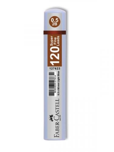 FABER CASTELL GRİP 0.5 120 li 2B MİN UÇ 60 mm - A.Mavi Tüp