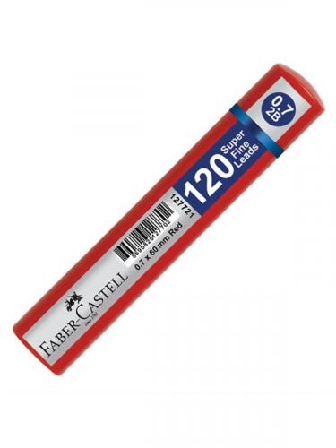 F.CASTELL GRİP 0,7MM 120Lİi 2B MİN UÇ 60MM - KIRMIZI TÜP