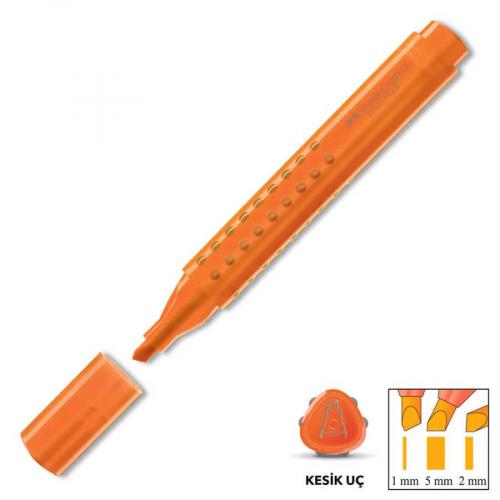 FABER CASTELL GRİP 1543 FOSFORLU KALEM Turuncu