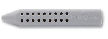 FABER CASTELL GRİP 2001 ÜÇGEN SİLGİ GRİ