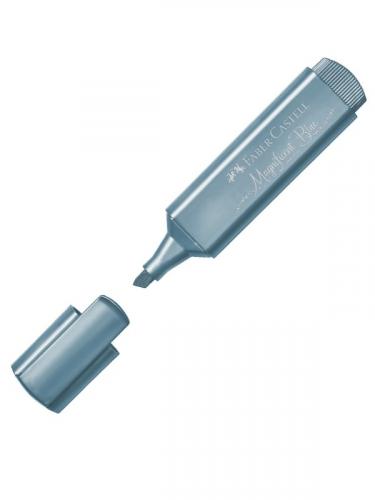 FABER CASTELL K 46 FOSFORLU KALEM Metalik Mavi