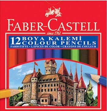 FABER CASTELL RED LINE K.BOYA 12 Lİ 1/2