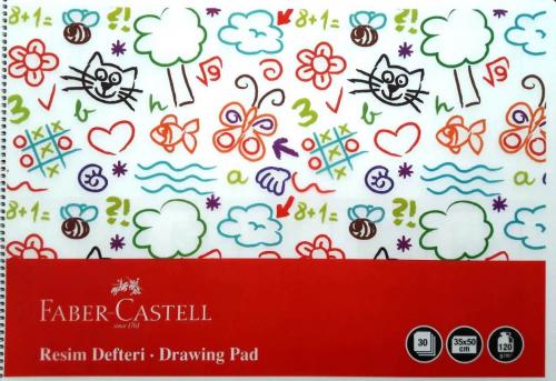 FABER CASTELL RESİM DEFTERİ 35x50 30yp.PP.KAPAK