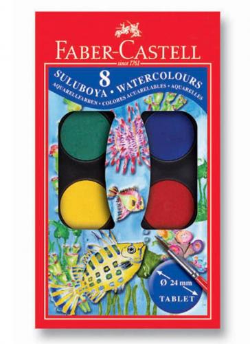 FABER CASTELL SULUBOYA REDLINE 8 Renk Küçük