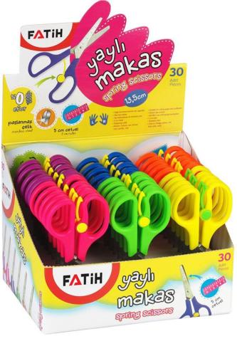 FATİH YAYLI MAKAS 13 CM KUT UÇLU