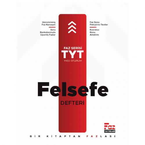 FAZ TYT FELSEFE Ders Defteri