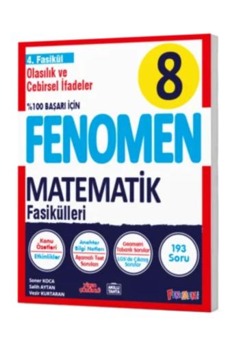 FENOMEN 8.Sınıf MATEMATİK 4.Fasikül OLASILIK VE CEBİRSEL İFADELER
