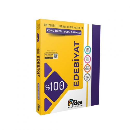 FİDES TYT AYT %100 ÖSYM EDEBİYAT KONU ÖZETLİ Soru Bankası