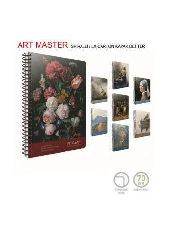 GIPTA ART MASTER 19x26 100yp.SPR.KARTON KAPAK DEFTER - Çizgili
