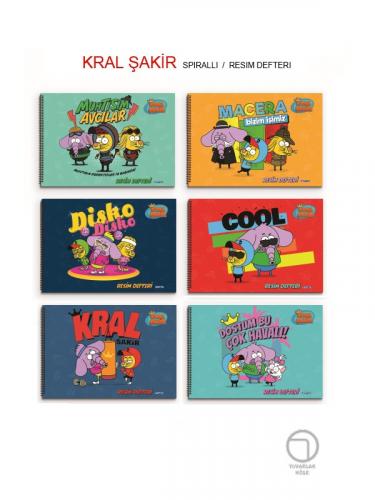GIPTA KRAL ŞAKİR SP RESİM Defter 25 x 35 15 yp