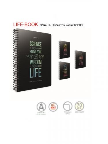 GIPTA LIFE-BOOK SP. KARTON KPK. DEF. 19x26 100 yp Kareli