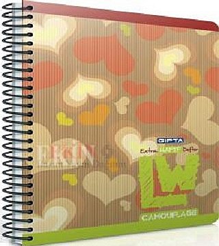 GIPTA LW CAMOUFLAGE A4 100yp.SPR.PP. DEFTER