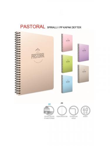 GIPTA PASTORAL SP PP KPK Defter A4 120 yp Çizgili
