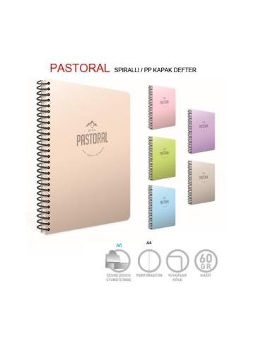 GIPTA PASTORAL SP PP KPK Defter A4 72 yp Çizgisiz