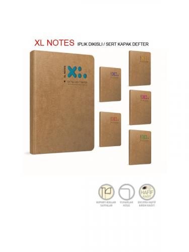 GIPTA XL NOTES İP. DK. Sert Kpk Defter 17x24 100 yp Çizgili