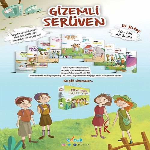 GİZEMLİ SERÜVEN 3.Sınıf (10 Kitap)