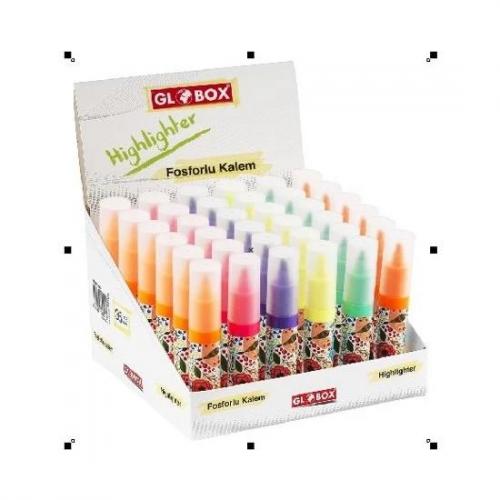 GLOBOX BASKILI FOSFORLU KALEM