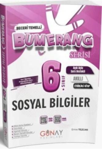 GÜNAY 6.Sınıf SOSYAL BİLGİLER BUMERANG SORU BANKASI