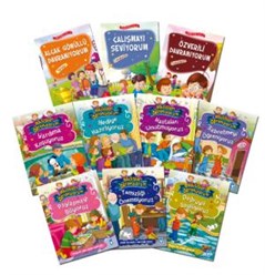 HADİSLERİ ÖĞRENİYORUM SETİ - 10 Kitap - Nur Kutlu