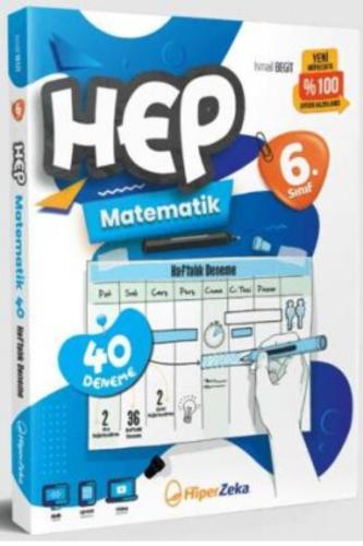 HİPERZEKA 6.Sınıf HEP MATEMATİK 40 DENEME