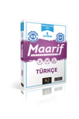 IQ YAYINLARI 1.OTURUM MAARİF TÜRKÇE EĞİTİM SERİSİ