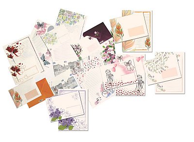 K.COLOR 10 lu İvory Mektupluk Set