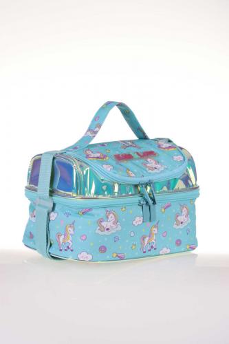 KIDS & LOVE DESIGN UNICORN Beslenme Çantası Aynalı - Taşlı