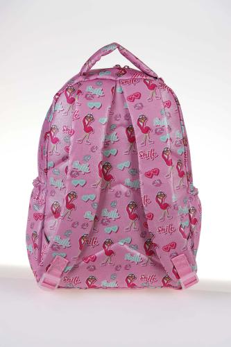 KIDS & LOVE FLAMINGO Sırt Çantası Aynalı - Simli