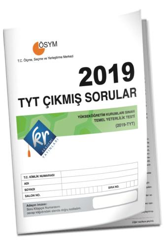 KR AKADEMİ 2019 TYT ÇIKMIŞ SORULAR TIPKI BASIM KİTAPÇIKLARI