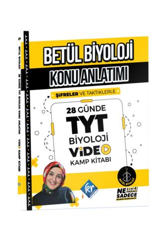 KR AKADEMİ BETÜL TYT BİYOLOJİ 28 GÜNDE VİDEO DERS KİTABI