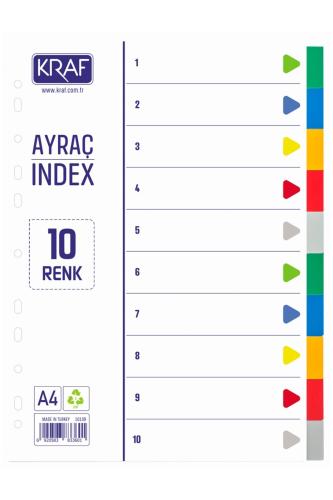 KRAF SEPARATÖR AYRAÇ İNDEX 1010R 10 RENK
