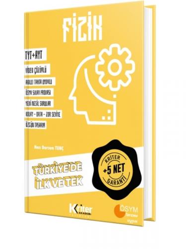 KRİTER AKADEMİ YAYINLARI 5 NET GARANTİLİ FİZİK