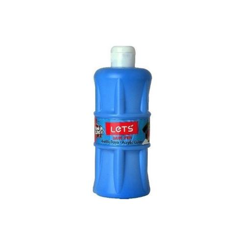 LET S AKRİLİK BOYA 500 ml - Mavi
