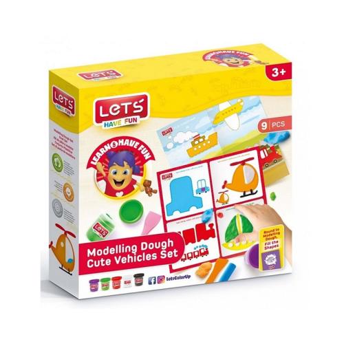 LET S OYUN HAMURU SEVİMLİ ARAÇLAR SETİ 9 Parça L-9008
