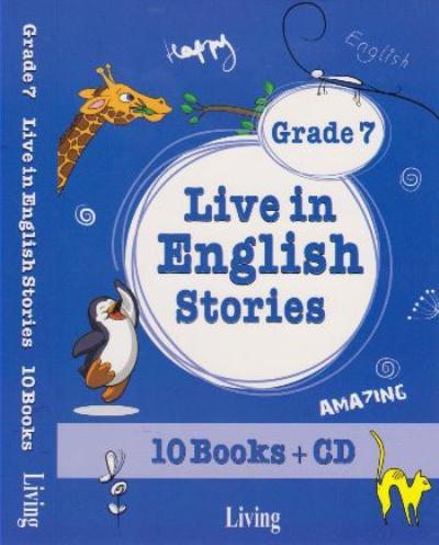 LIVE IN ENGLISH STORIES Grade-7(10Books-CD)