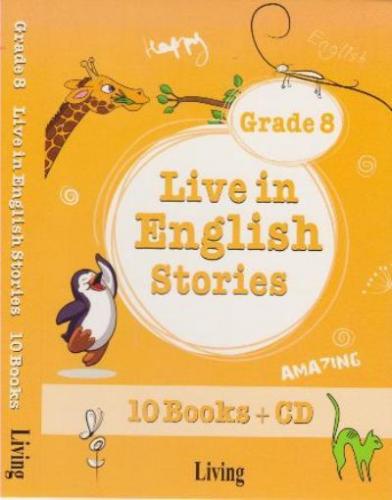 LIVE IN ENGLISH STORIES Grade-8(10Books-CD)