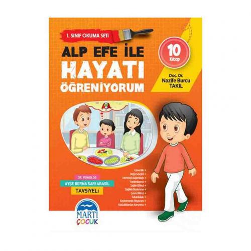 MARTI ÇOCUK Alp Efe İle Hayatı Öğreniyorum 10 Kitap Set