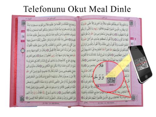 MERVE KUR AN-I KERİM ORTA BOY - Pembe (17x25)